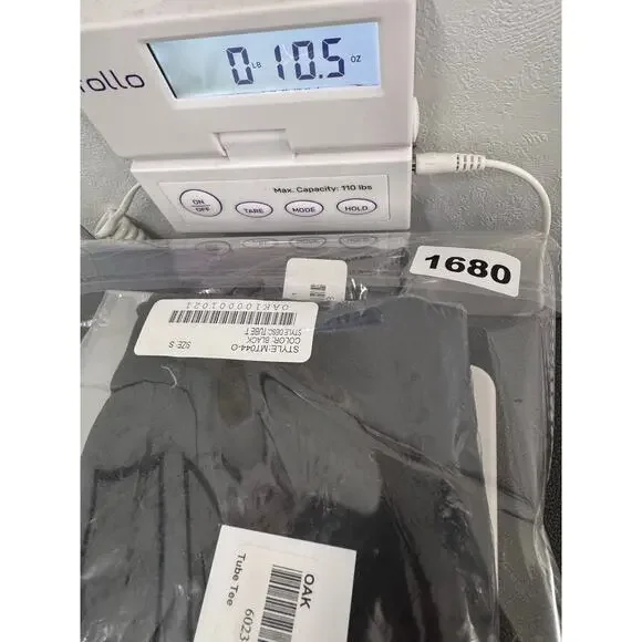 Bundle OAK Side Pleat Box Maxi Dress & Tube Tee Black Cotton XS/S Basic Neutral - Picture 12 of 12